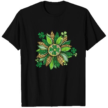 Discover Sunflower Green With Leopard T Shirts