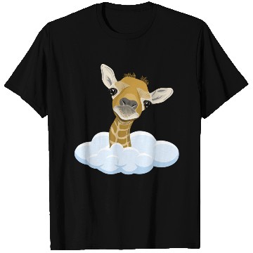 Discover Giraffe with overlook T Shirts