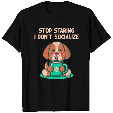 Discover Stop Staring I Dont Socialize Nerd Introvert Weird T Shirts
