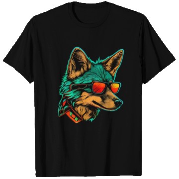 Discover cool fox wearing sunglasses T Shirts
