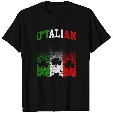 Discover O'talian St. Patrick Italian Pride Italy Flag T Shirts