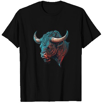 Discover bull angry 4 T Shirts