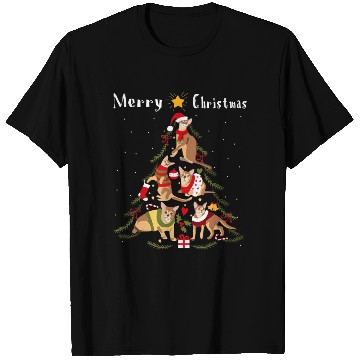 Discover Abyssinian Cat Christmas Tree Xmas Cat Lover T Shirts