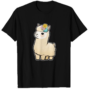 Discover Floral Llama T Shirts