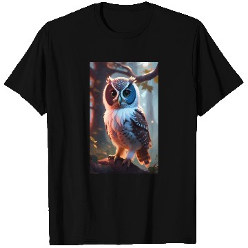 Discover Colorful Realistic Owl T Shirts