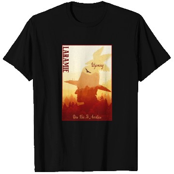 Discover Laramie Wyoming wild west town T Shirts