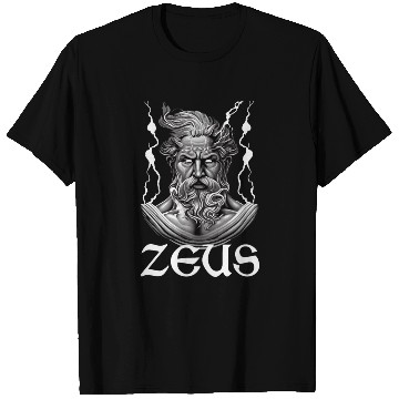 Discover Zeus God Lightning Greek Mythology T Shirts