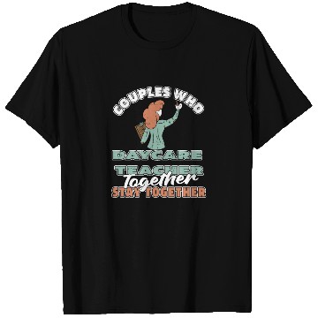Discover Daycare Teacher Couple T Shirts