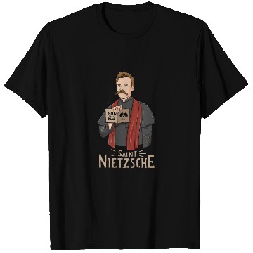 Discover Saint Nietzsche Design for a Philosophy Student T Shirts