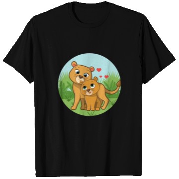Discover Mother Lion Baby Lion T Shirts