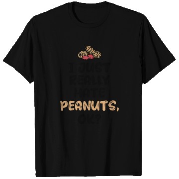Discover I Just Really Hate Peanuts Peanut Allergic T Shirts