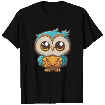 Discover Kawaii colorful owl T Shirts