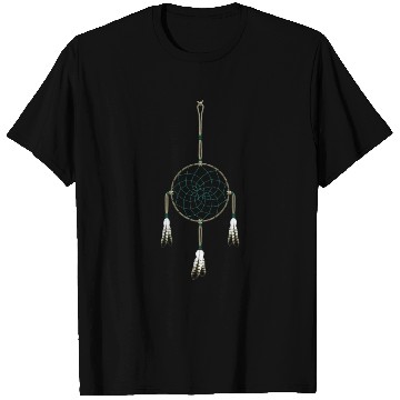 Discover native american dreamcatcher green T Shirts