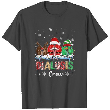 Discover Dialysis Christmas Crew Dialysis Nurse Nephrology T Shirts