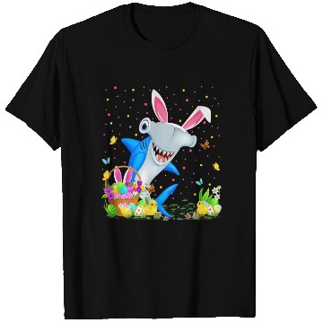 Discover Shark Fish Easter Egg Hunting Hammerhead Shark Eas T Shirts
