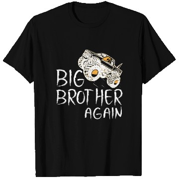 Discover Big Brother T Shirts Monster Truck for Boys Youth