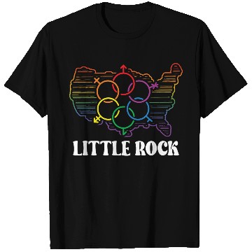Discover Little Rock Pride Month Pride Flag LGBT Community T Shirts