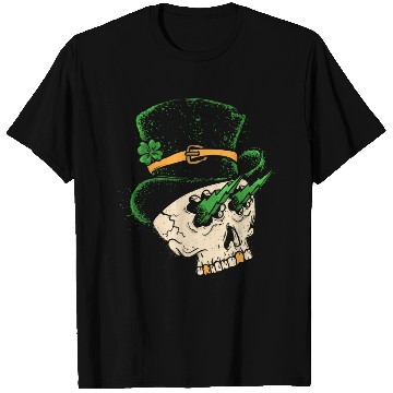 Discover st patrick's skull T Shirts