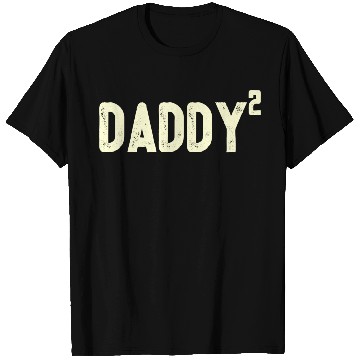 Discover Mens Daddy to be of 2 kids 2nd power squared Dad s T Shirts