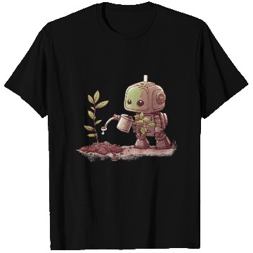 Discover Robot Gardener T Shirts