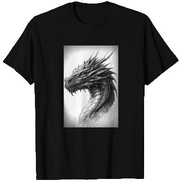 Discover Realistic Dragon Drawing T Shirts