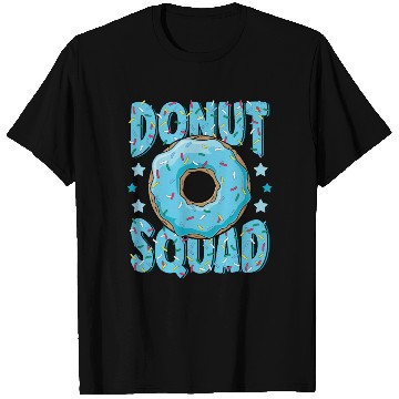 Discover Blue Donut Squad Sprinkles Donut Lover Matching T Shirts