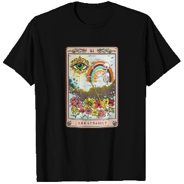 Discover Retro Skeleton Riding Cloud The Audacity Tarot Car T Shirts