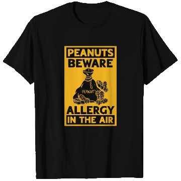 Discover Peanuts Beware Allergy In The Air Peanut Allergic T Shirts