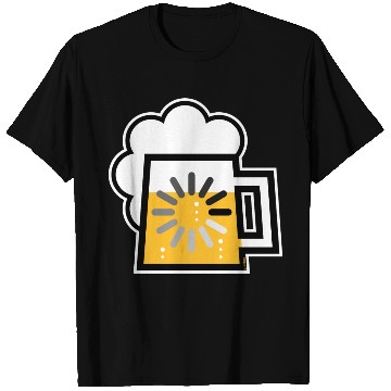 Discover Beer Loading (Drinking In Progress / Icon / |) T Shirts