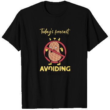 Discover Today's Forecast 100% Chance Of Avoiding Peanuts T Shirts