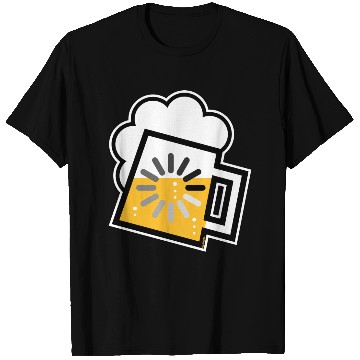 Discover Beer Loading (Drinking In Progress / Icon / /) T Shirts