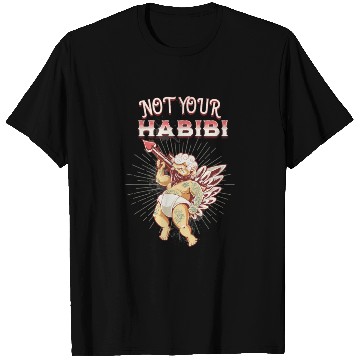 Discover Not Your Habibi happy Classic Retro Essential T Shirts