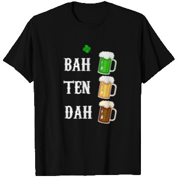 Discover BAH TEN DAH Funny St Patrick's Day Beer Bartender T Shirts