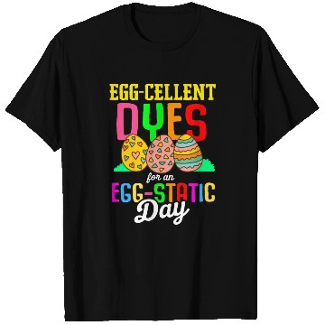 Discover Easter Colorful Egg Dye Rabbit Egg Hunt T Shirts