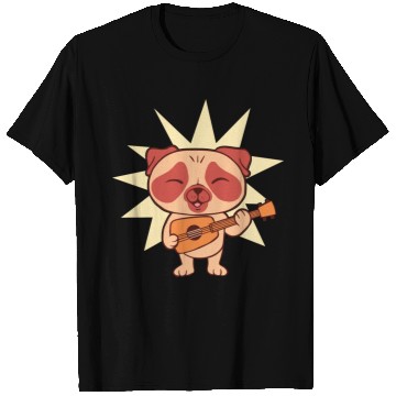 Discover Guitar Dog I Puppy I Kids Dog T Shirts