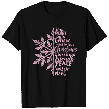 Discover Christmas Snowflake Sublimation T Shirts