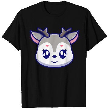 Discover Cute deer cartoon icon illustration gift T Shirts