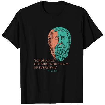 Discover Plato Stoic Philosophy Quote T Shirts