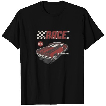 Discover Retro Muscle Car Vintage Racing Car Lover T Shirts