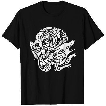 Discover Flower Wolf T Shirts