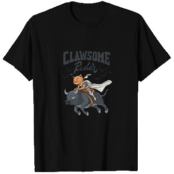 Discover Western Rodeo Cat "Clawsome Rider" Design for a T Shirts