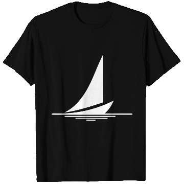 Discover Sailing Boat With Sails For Sailors Cool Captains T Shirts