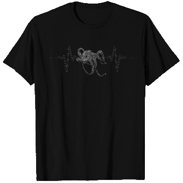Discover Octopus heartbeat gift T Shirts