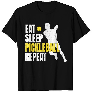 Discover Eat Sleep Pickleball Repeat Pickleballplayer T Shirts