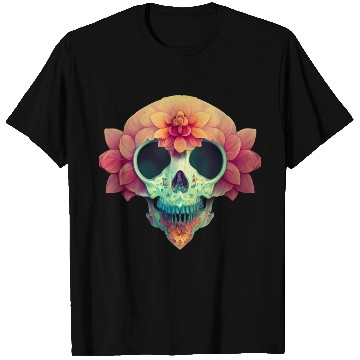 Discover Floral Skull Candy T Shirts