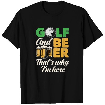 Discover Golf Beer T Shirts