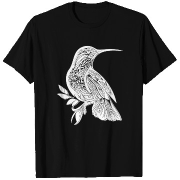 Discover Exotic Tattoo Hummingbird Tribal Style Wings T Shirts