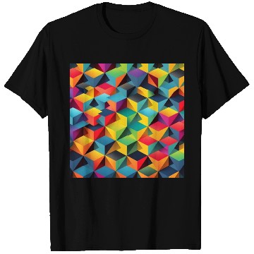 Discover geometric psychedelic wallpaper T Shirts