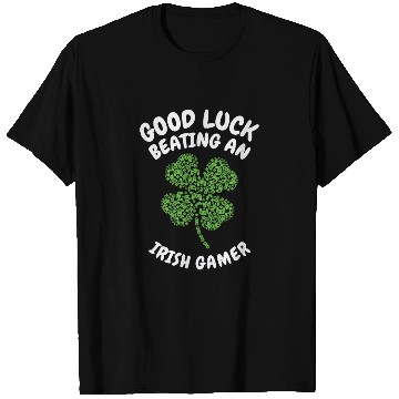 Discover St. Patrick's Day Gaming Shamrock Gamer Video T Shirts