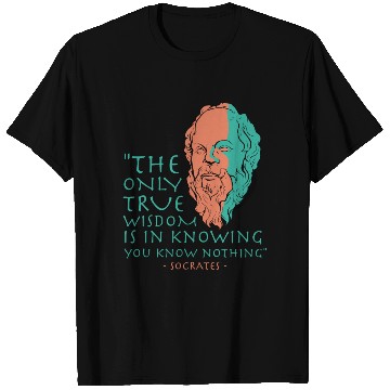 Discover Socrates Stoic Philosophy Quote T Shirts
